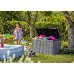 Keter Darwin Opbergbox - 570L - 142.5x65.5x78.2cm - Grijs Hot