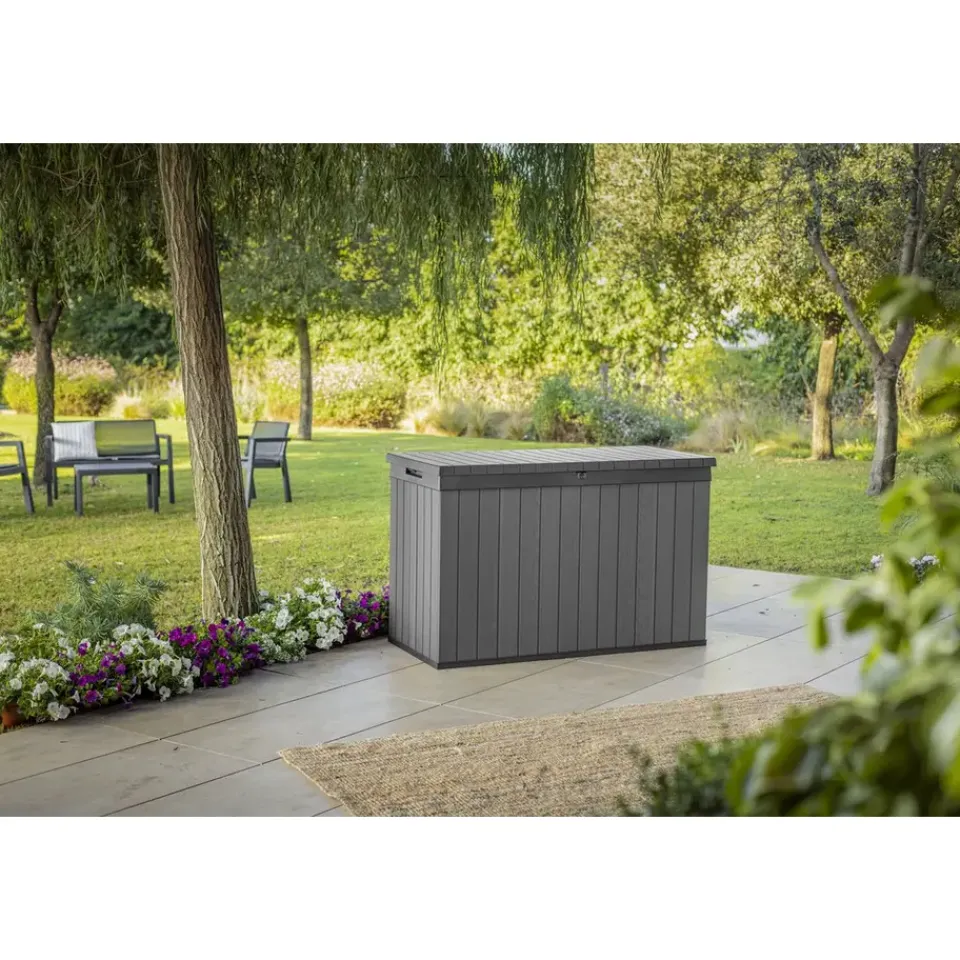 Keter Darwin Opbergbox - 670L - 142.5x65.5x89.52cm - Grijs Best