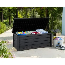 Keter Eastwood Opbergbox - 570L - 72,4x155x64,4cm - Antraciet New