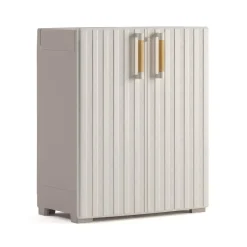 Keter Groove Opbergkast laag - 1 plank Discount