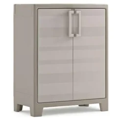 Keter Gulliver Lage Kast - 2 Planken - 80x44x100 cm - zand/beige Online