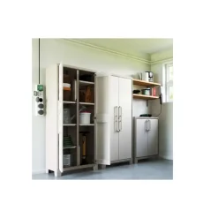 Keter Gulliver Opbergkast hoog - Multispace - tuinkast - 8 planken Discount