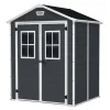 Keter Manor 65 Tuinhuis - 158x152x226 cm - Antraciet New