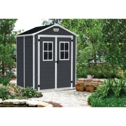 Keter Manor 65 Tuinhuis - 158x152x226 cm - Antraciet New