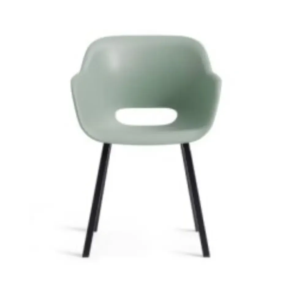 Keter Noa Tuinstoel - 2 stuks - 55x56.5x80cm - metalen onderstel - Vintage green Online