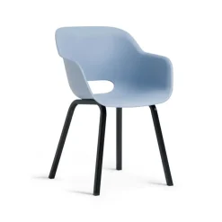 Keter Noa Tuinstoel - 2 stuks - 55x56.5x80cm - metalen onderstel - Blauw Outlet