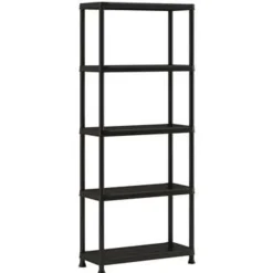 Keter Plus shelf 75/5 - 5 Planken - 75x32x176 cm - Zwart Best