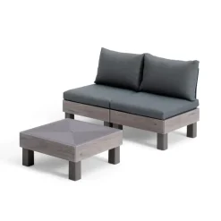 Keter Signature Elements Balkonset 2 personen - met groene kussens - Cappuccino Best