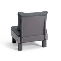 Keter Signature Elements Tuinstoel - met groene kussens - Cappuccino/Ashwood Sale