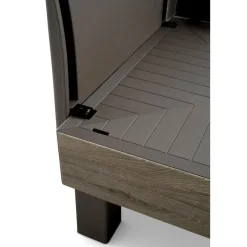 Keter Signature Elements Tuinstoel - met groene kussens - Cappuccino/Ashwood Sale