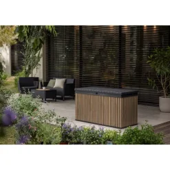 Keter Venetian Opbergbox - 570L - 142.5x65.3x78.2cm - Bruin Hot