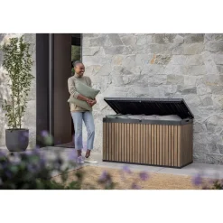 Keter Venetian Opbergbox - 570L - 142.5x65.3x78.2cm - Bruin Hot