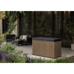 Keter Venetian Opbergbox - 670L - 142.5x65.3x89.5cm - Bruin Sale