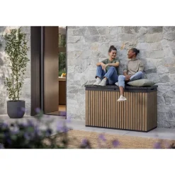 Keter Venetian Opbergbox - 670L - 142.5x65.3x89.5cm - Bruin Sale