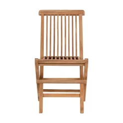 House Nordic Kinderstoel Naturel Teakhout - Zithoogte 33cm - Toledo - Set van 2 Online