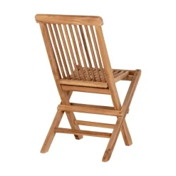 House Nordic Kinderstoel Naturel Teakhout - Zithoogte 33cm - Toledo - Set van 2 Online