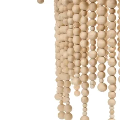 Leen Bakker KIRINDI - Kroonluchter - Lichtbruin - Rubberhout Online