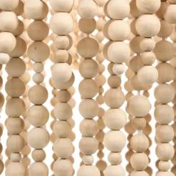 Leen Bakker KIRINDI - Kroonluchter - Lichtbruin - Rubberhout Online