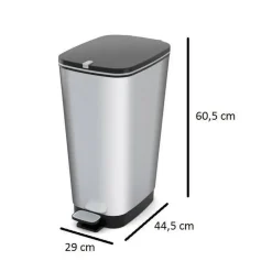 KIS Chic Bin Pedaalemmer - 43L - Metallic Discount