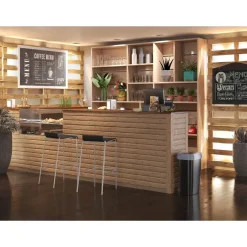 Kis Dual Swing Prullenbak L - 50L - zwart/grijs