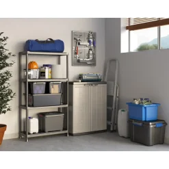 KIS Scuba box M - 45L - zwart/blauwe clips Outlet