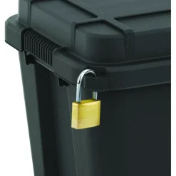 KIS Scuba Opbergbox L - 80L - zwart/blauwe clips