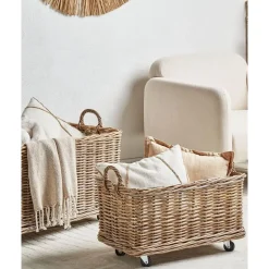 Beliani KITIM - Manden set - Natuurlijk - Rotan New