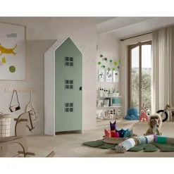 Vipack Kledingkast Casami Bruges - 58x37x172 cm - Groen