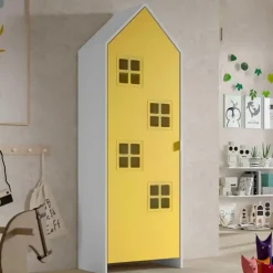 Vipack Kledingkast Casami Bruges - 58x37x172 cm - Geel Clearance