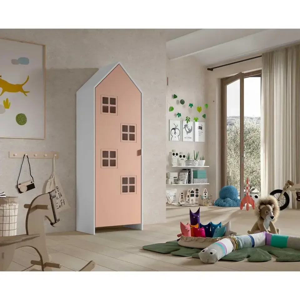 Vipack Kledingkast Casami Bruges - 58x37x172 cm - Roze Sale