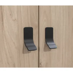 Leen Bakker Kledingkast Kansas 3-deurs - eikenkleur - 200x150x60 cm Discount