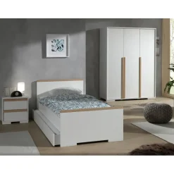 Vipack Kledingkast London 146cm met 3 deuren - wit Clearance