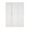 Leen Bakker Kledingkast Lynn 3-deurs - wit - 200x147x62 cm Discount