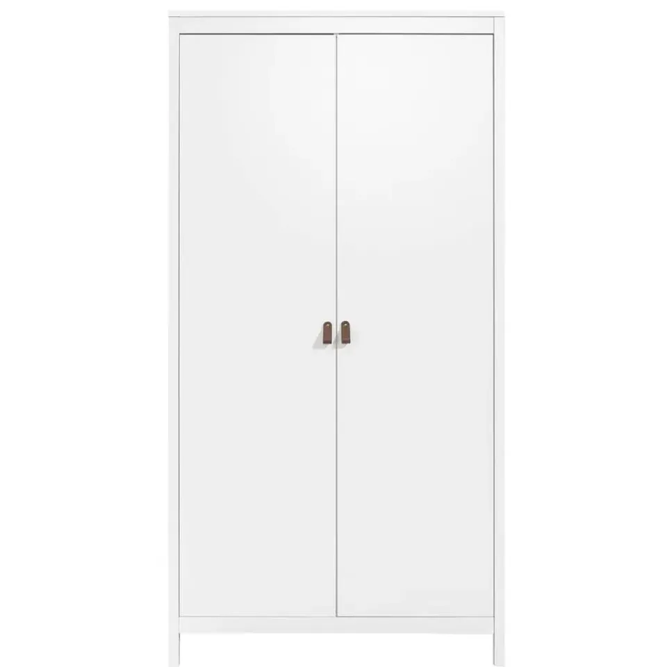 Leen Bakker Kledingkast Madeira 2-deurs - wit - 199x102x58 cm Discount