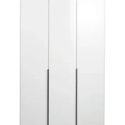 Leen Bakker Kledingkast Milaan 3-deurs- wit - 208x135x58 cm Hot