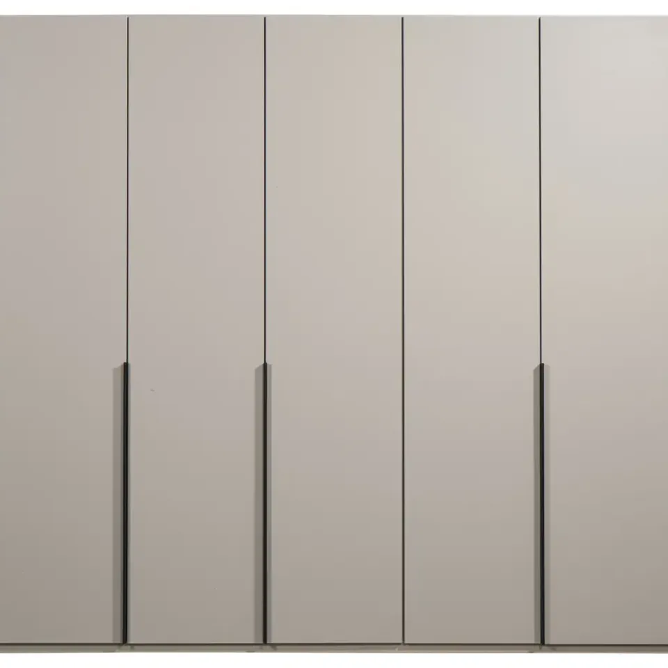 Leen Bakker Kledingkast Milaan 5-deurs - greige - 236x225x58 cm Hot