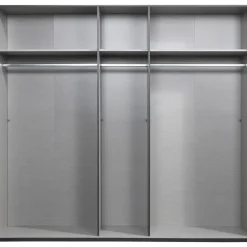 Leen Bakker Kledingkast Milaan 5-deurs - grafiet - 208x225x58 cm Clearance