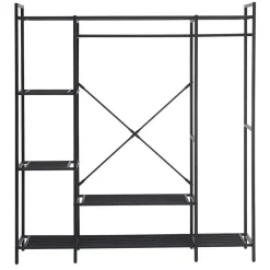 Emob Exclusive Kledingrek Marek - 160x40x171cm - zwart metaal Online