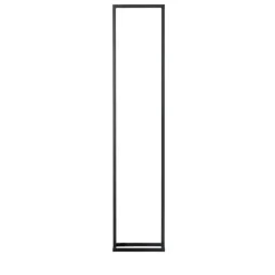 Giga Meubel Kledingrek Zwart - Metaal - 40x30x190cm - Stella Hot