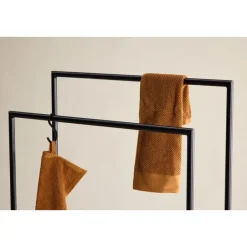 Fjôrd Kledingrek Zwart Metaal - 70x30x100cm - Alva Clearance