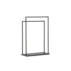 Fjôrd Kledingrek Zwart Metaal - 70x30x100cm - Alva Clearance