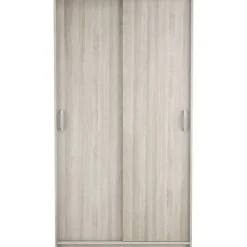 CBA Kleerkast Lorrie 2 schuifdeuren, 1 kledingroede en 3 legplanken-Shannon eik Best