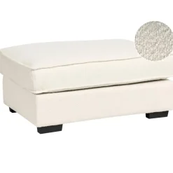 Leen Bakker KOLDING - Ottomaan - Lichtbeige - Bouclé Clearance