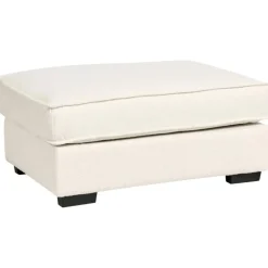 Leen Bakker KOLDING - Ottomaan - Lichtbeige - Bouclé Clearance