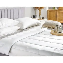 Beliani KOUTRA - Dekbed - Wit - 220 x 240 cm - Japara katoen