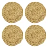 Krumble Placemat geweven rond - 30 cm - set van 4 Discount
