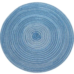 Krumble Placemat rond - Blauw Best