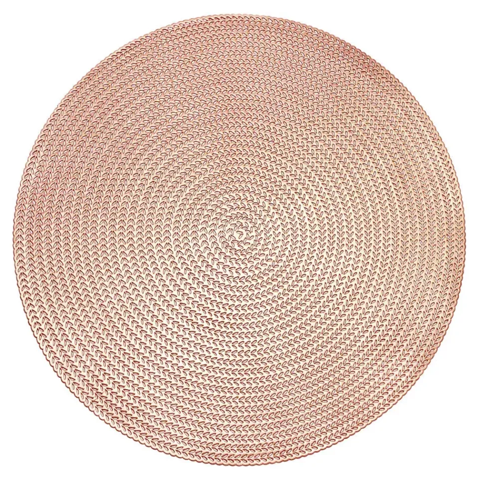 Krumble Placemat rond - PVC - Rosegoud Online