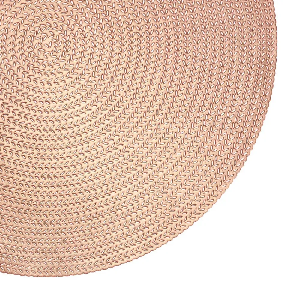Krumble Placemat rond - PVC - Rosegoud Online