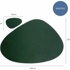 Krumble Placemat set design - 8 stuks - Groen Clearance